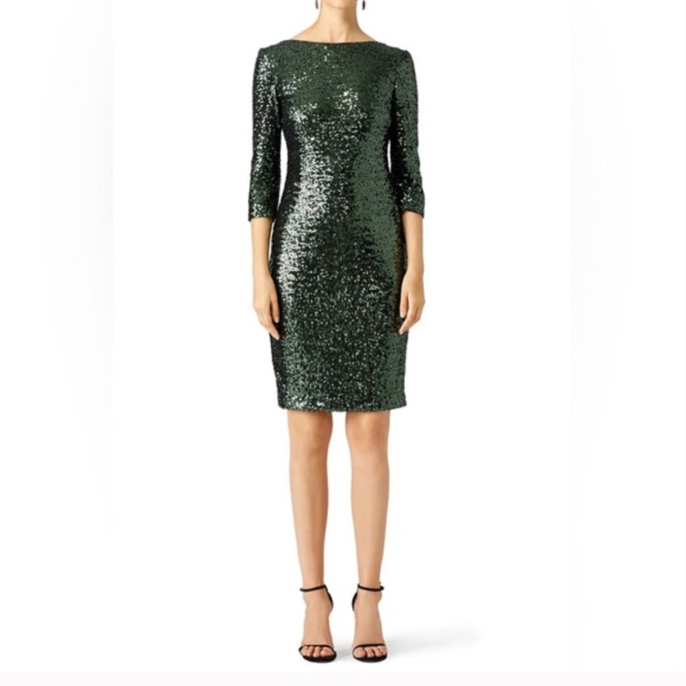 Badgley Mischka Green sequin SEND ME AN OFFER!